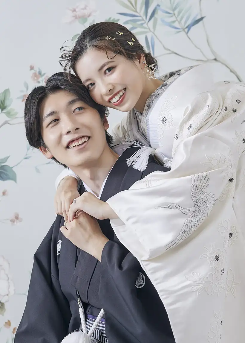 楽婚の前撮り スタジオ＆ロケーションフォト