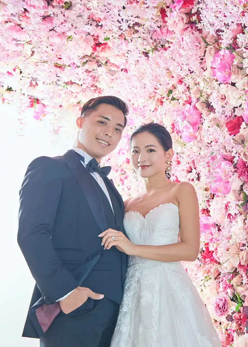 楽婚の前撮り スタジオ＆ロケーションフォト